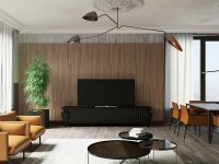北歐風格家居裝修裝飾室內設計效果-A1001-01