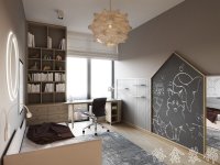 現代風格家居裝修裝飾室內設計效果-A8093-7